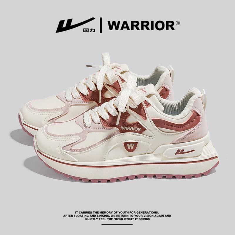 Warrior Damen Frühherbst 2025 Sneaker - Vielseitige Dad-Schuhe mit dicker Sohle