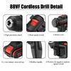 220V AC Cordless Drill 1 Batery Rechargeable 25 88VF +1 Torque With Screwdriver Bit