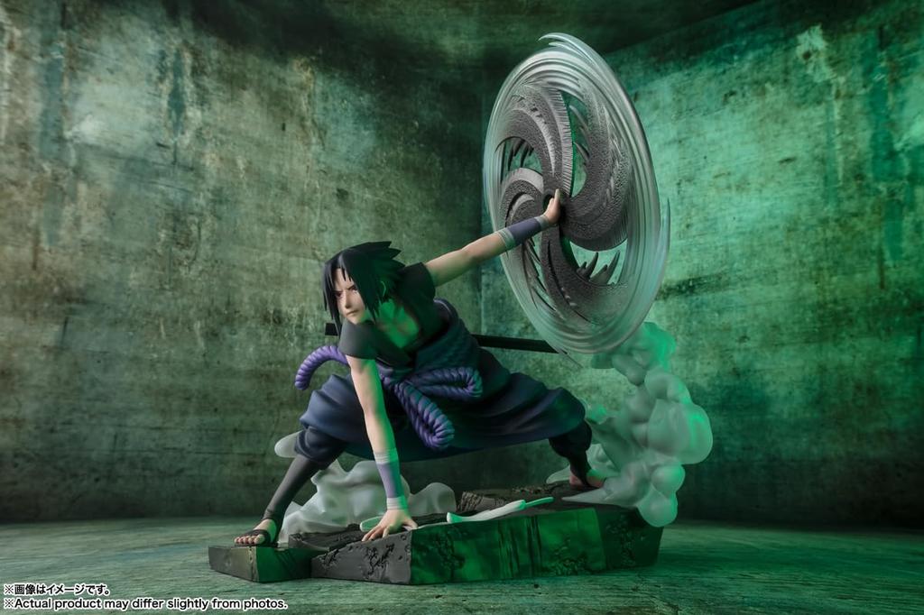 Figuarts ZERO [Super Fierce Battle] Naruto Shippuden Uchiha Sasuke - Mangekyo Sharingan Light and Darkness - Approximately 200mm ABS & PVC P