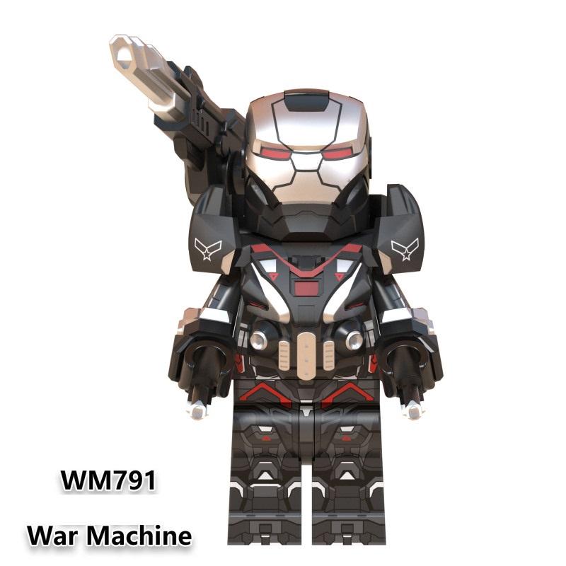 Mini Action Figure Superhero Avengers Thanos Black Panther War Machine Iron Man Building Blocks Toys