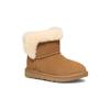 UGG Zintegrowana Skóra Owcza i Wełna Wygodne Ciepłe Oddychające Niskie Buty Dziecięce brązowe 1153637K-CHE