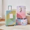 Women's 20" Carry-On Suitcase, Gradient Color, Japanese & Korean Style, 26" Trolley with Combination Lock for Travel