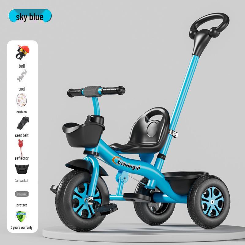 Children's Tricycle & Stroller: Infant Toddler Pedal and Walker