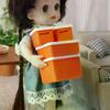 4Pcs Mini Storage Case With Cover 1:12 Dollhouse Miniature Food Storage Box Model Doll House Accessories Toy