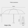 Mini Parapluie Capsule Portable pour Femme - Protection Soleil & Pluie, Solde à 50%