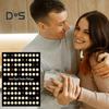 100 výzev k postavení páru Plakát Valentýnské rande Noc Dospělí Držení těla Stírací kartička Přítelkyně Přítel Dárek k výročí