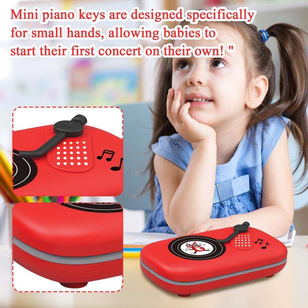 Kids Pocket Piano, Multi Functional Playable Pocket Electronic Keyboard For Boys And Girls, Educational Enlightenment Music Toy