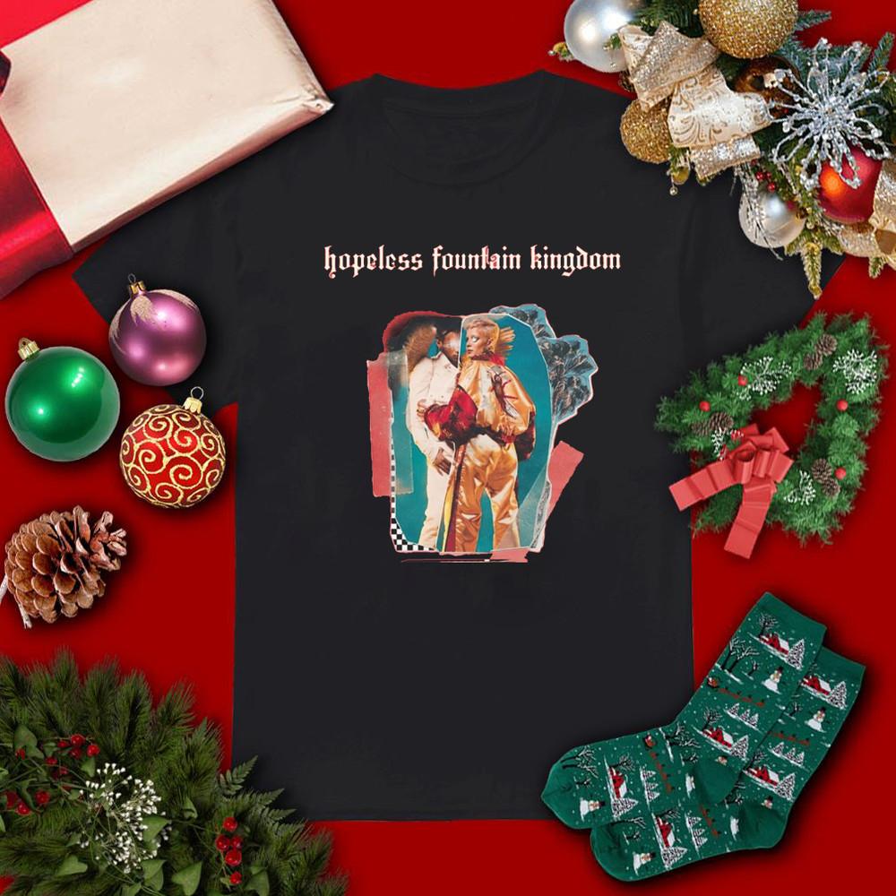 Halsey Винтаж Hopeless Brunnen Хлопковая Черная унисекс рубашка Унисекс футболка S