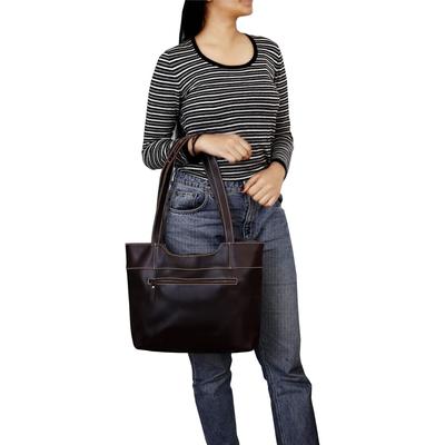 Genuine Leather Shoulder Tote Bag for Women Large Handbag Work Purse Large Shoulder Purse Work Handbag