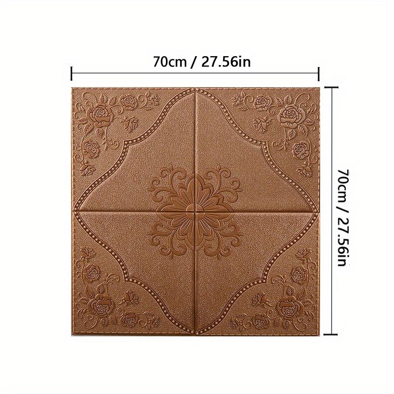1/5/10Pcs 70*70cm Ceiling Roof Self-adhesive Warm Bedroom 3d Three-dimensional Wall Attached To The Background Wall
