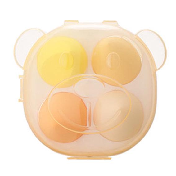 

Набор спонжей для макияжа «Маленький медвежонок»: Супермягкий, невпитывающий спонж для сухого и влажного использования, 4 штуки.