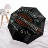 1pc Harley-Davidson Umbrella, Sun Protection, And UV Shielding. It Has Eight Sturdy Ribs for Outdoor Use And Perfect As a Holiday Gift