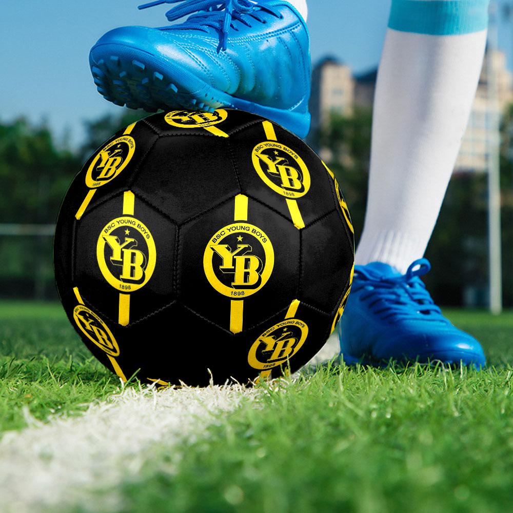 1 pz Pallone da Calcio BSC Young Taglia 5 Pallone da Calcetto Indoor Moda Colorato Gioco in Giardino - Ottimo Regalo per Appassionati di Sport HE30