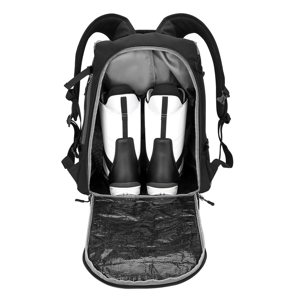 Bolsa para botas de esquí de gran capacidad, mochila de viaje para botas de esquí de 65L, para casco de esquí, gafas y Snowboard