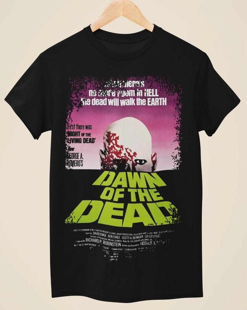 Dawn of the Dead - Movie Poster Inspired Unisex Black T-Shirt Unisex T-Shirt S