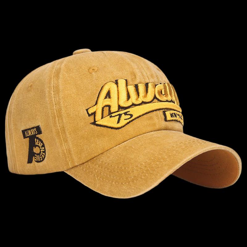 ZHENYUEQI Adjustable Distressed Casual Baseball Cap Adjustable