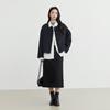 Elva' Island Women's Winter Short Wool Coat