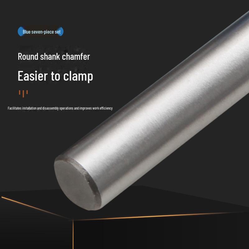 8mm 7-teiliges Hartmetall-Doppelschneiden-Nutfräser-Set für Holzbearbeitung und Fräsen