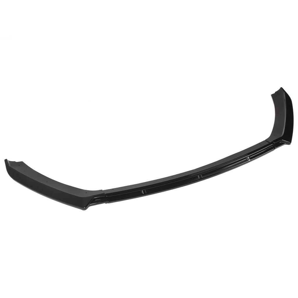3Pcs Car Front Bumper Lip Spoiler Glossy Black Spoiler Protector Replacement For Seat Leon MK3.5 Standard 2017 To 2019