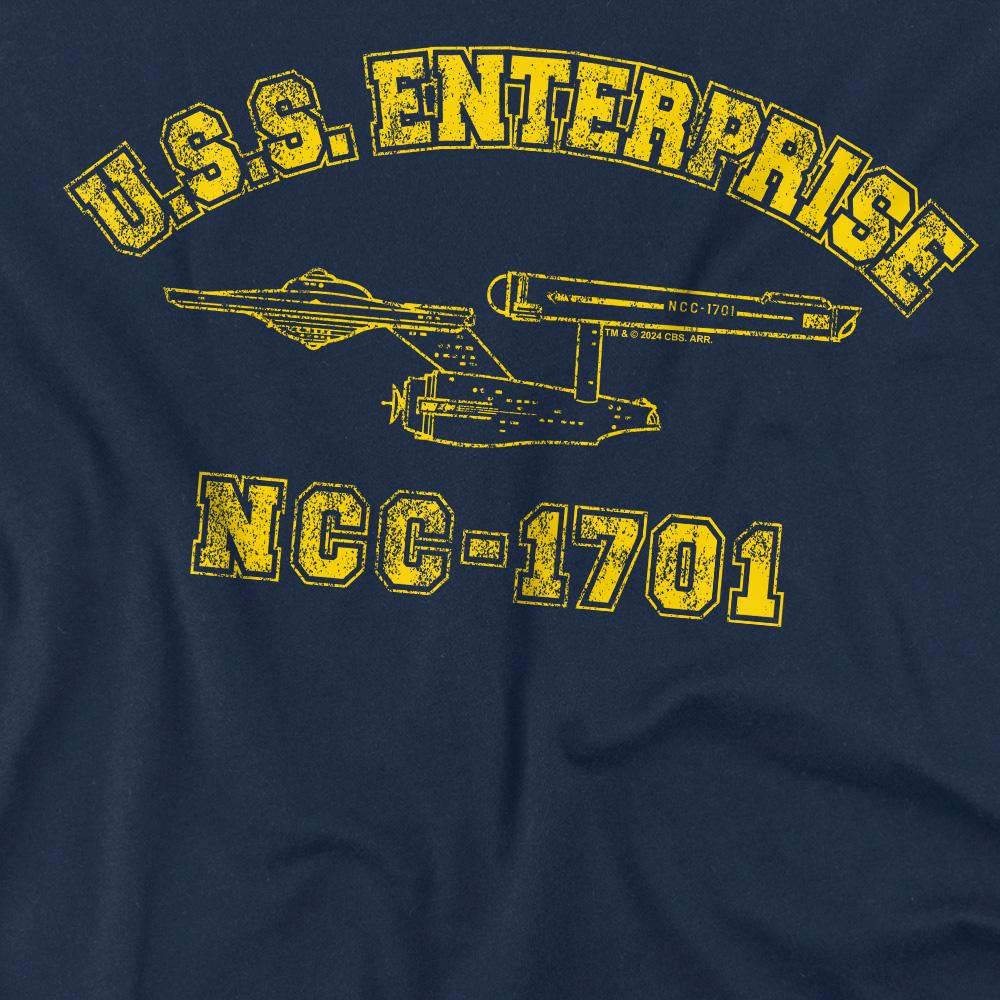 Star Trek Mens Enterprise Athletic T-Shirt