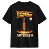 Artemis 2 Mission Logo T Shirt Summer 100 Cotton TShirts For Couple Design Tee Shirt ShortSleeved Vintage Tees
