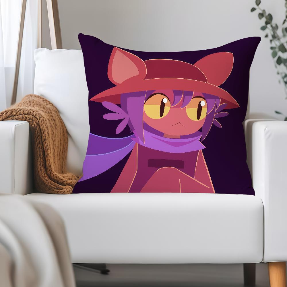 Cute Game O-Oneshot Niko Pillow Case Applicable Space For Guest Rooms Interiors Cars Office House Decoration