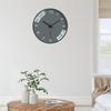12 Inch Wall Clock Round Battery Operated Easy To Read Sweep Movement Art Silent Non Ticking