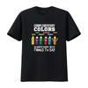 Komplementärfarben Witzbold Künstler Kunstlehrer T-Shirt vintage gewaschenes Oberteil für den Alltag Mann lässig stilvoll Streetwear