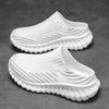 TUINANLE Half Slippers Outdoor High Quality Anti-slip Men Leisure Shoes Mesh Breathable Soft Comfortable Flat-bottomed Slippers women
