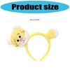 Lightweight Animal Ear Hairband For Active Kids Comfortable Cloth Hair Accessory For Daily Wear Photography