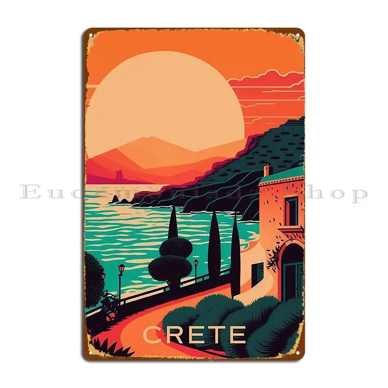 Crete Metal Signs Garage Design Club Garage Decoration Custom Tin Sign Poster