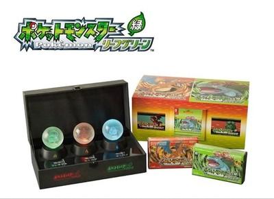 Nintendo Switch Pokemon Leaf Green Special Edition Monster Ball Ornament Set
