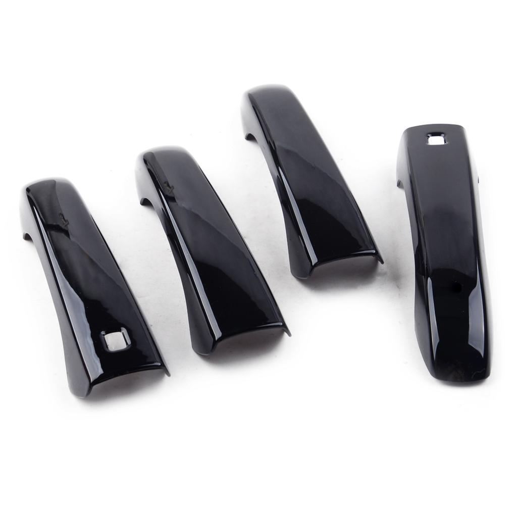 8-teilige Auto-Türgriffabdeckung in glänzendem Schwarz, passend für Jeep Grand Cherokee Dodge Durango 2011 2012 2013 2014 2015 2016 2017