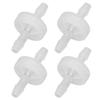 12PCS Aquarium Check Valve Ozone Resistance Oil Resistant One Way Air Valve PP Check Valve for Fish Tank Chemical