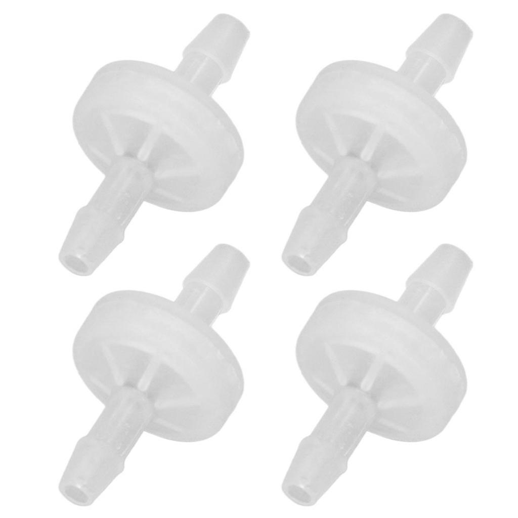 12PCS Aquarium Check Valve Ozone Resistance Oil Resistant One Way Air Valve PP Check Valve for Fish Tank Chemical