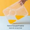 JingJingRS Disposable 5-Compartment PP Meal Prep Boxes