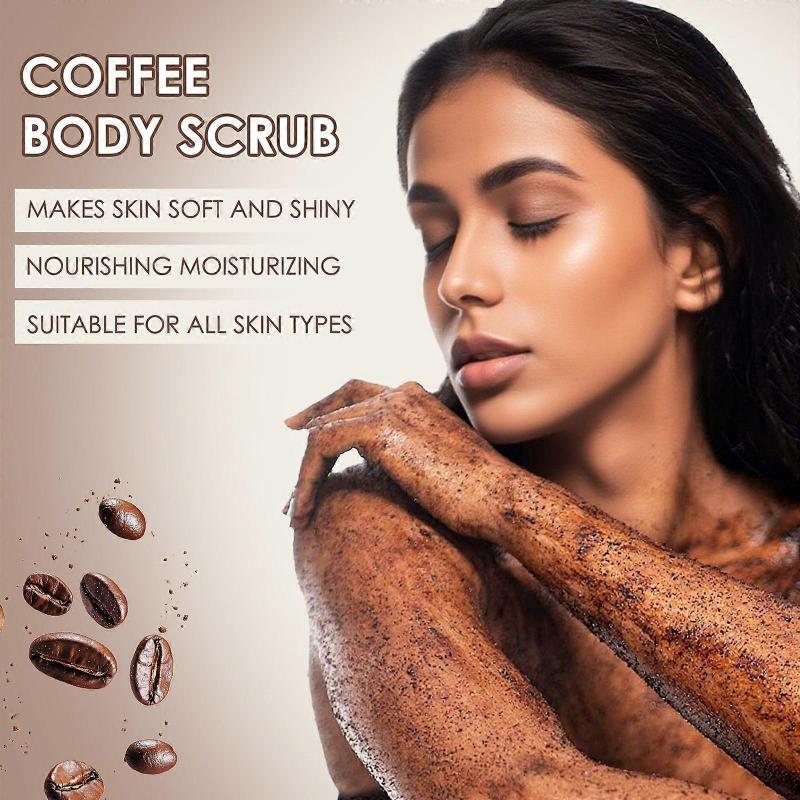 Coffee Exfoliating Body Scrub Exfoliator - Dead Sea Salt Coffee Scrub For Face Body Legs & Foot Best Body Exfoliator & Cellulite Remover - Coffee Body