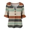 Long Sleeve Shirts for Women Womens Long Sleeve Tops Long Sleeve Tops for Women Womens Long Sleeve T Shirts Casual Striped V Neck Blouse