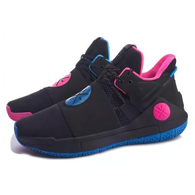 Li Ning Wade Shadow Sixth Man Tlumení nárazů Protiskluzové Odolné proti opotřebení Středně vysoké Basketbalové boty Pánské tenisky Vícebarevné ABPQ007-5