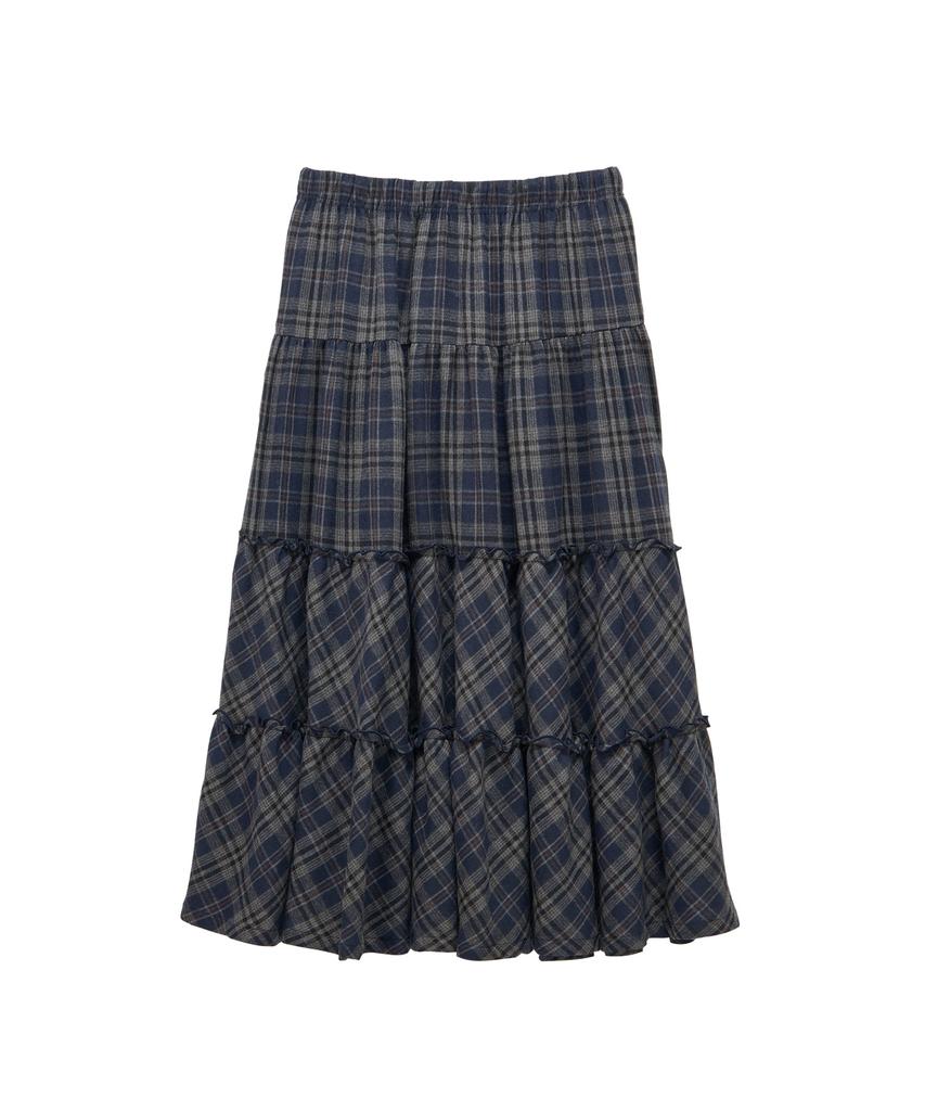 Pandora Fit Lelly Check Cancan Skirt (Navy)