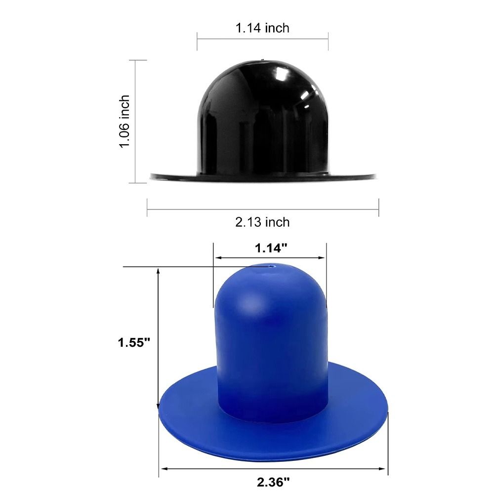 1/4Pcs Plastic Strainer Hole Plug Filter Pump Black Blue Water Stopper Replacement Parts Pool Wall Drain Plug