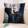 Poszewka na poduszkę Vergil D-Devil May C-Cry Nadruk 3D Włókno poliestrowe 45*45 cm Dekoracja poszewki na poduszkę dekoracyjną do domu na sofę Prezent festiwalowy
