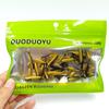 DUODUOYU 30PCS Mini Soft Fishing Lures 30mm/0.6g   Small T-tail Worm Lure Silicone Artificial Bait   Bass Pike Fishing Tackle