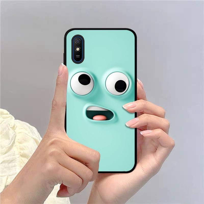 Lustiges Gesicht Telefonkasten für Redmi 9A 8A 7A 7A 7 6A 5A 5 Plus 4X S2 GO K20 K30 6 Note 8 9 Pro Cover