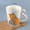 Cat Mug Creative Hand-painted Animal Cup Ceramic Cup Couple Water Cup Cute Personalized Cat-Shaped Coffee Cup