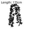 Retro Halloween Black Maple Leaf Realistic Autumn Halloween Garland Elegant Plastic Artificial Plant Wall Hanging Garden