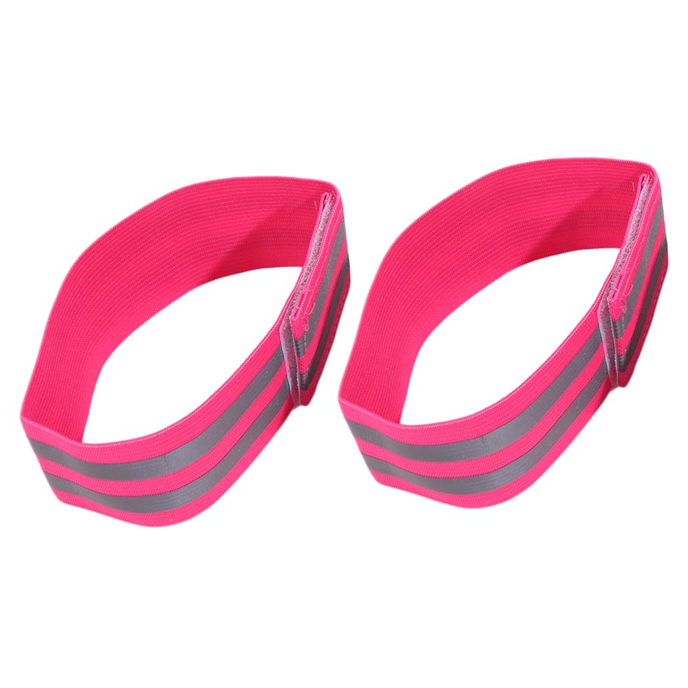 8PCS Multifunctional High Visibility Reflect Straps Safety Elastic Armband Reflector Tape  Ankle