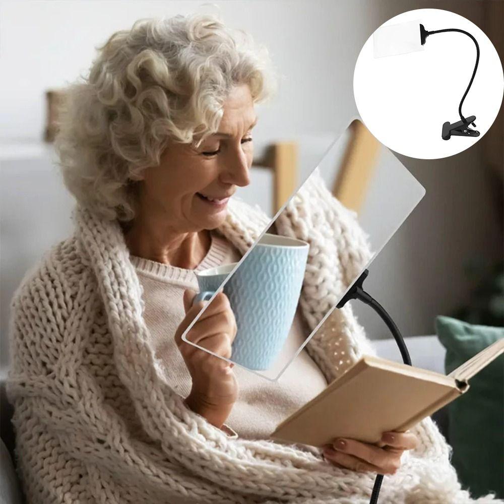 Adjustable Magnifying Glass with Clip Flexible Magnifying Glass 5X Magnifier Magnifying Glass