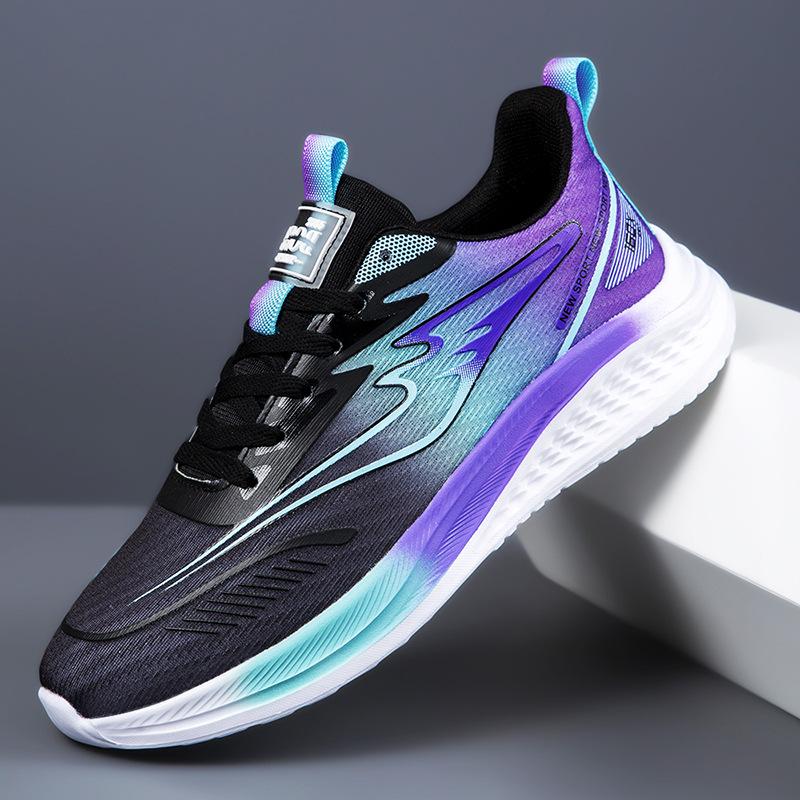 New men's mesh shoes breathable sports shoes casual shoes running shoes lightweight shoes non-slip versatile men's shoes