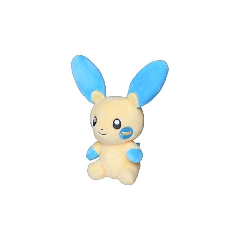 Pokémon Center Original Plush Toy: Pokémon fit Minun 15.5 x 13 x 8.5 cm (H x W x D)